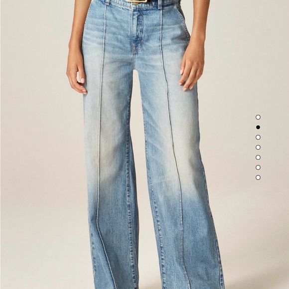 J. Crew Denim - J. Crew Women’s Trouser Petite Light Blue Wide-Leg Jeans NWT Sold out online!
